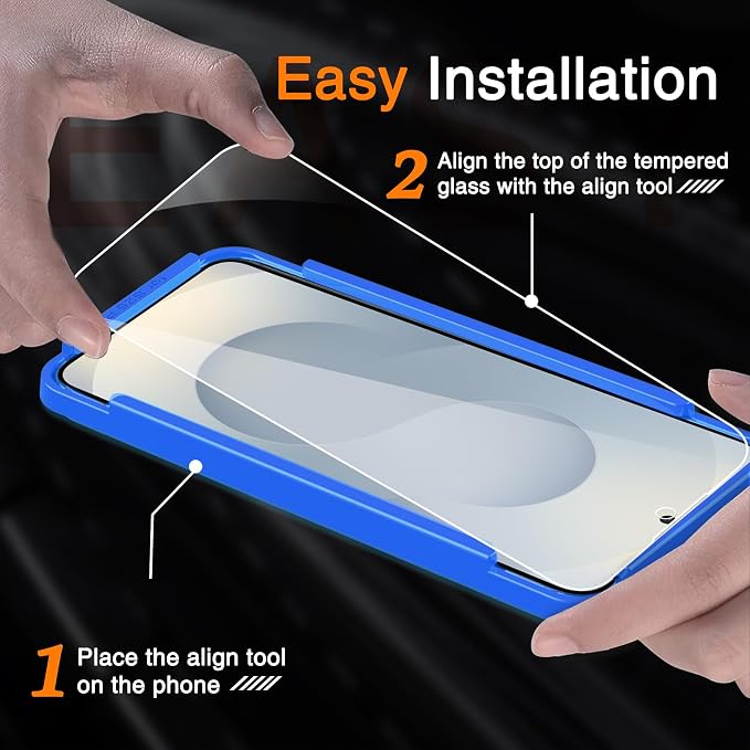 Wiaocit 3 Pack Tempered Glass Screen Protector