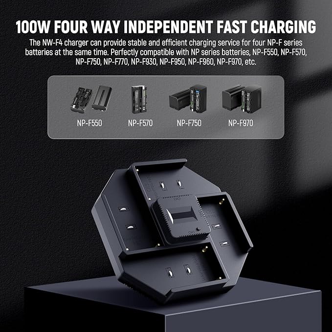 Neewer NP-F970 4 Channel Charger