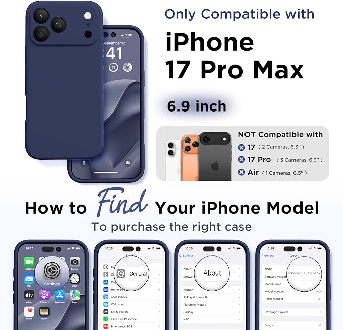 GolbinBox Magnetic for iPhone 17 Pro Max Case, Compatible