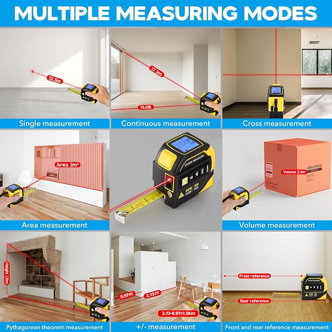 4-in-1 Laser Tape Measure