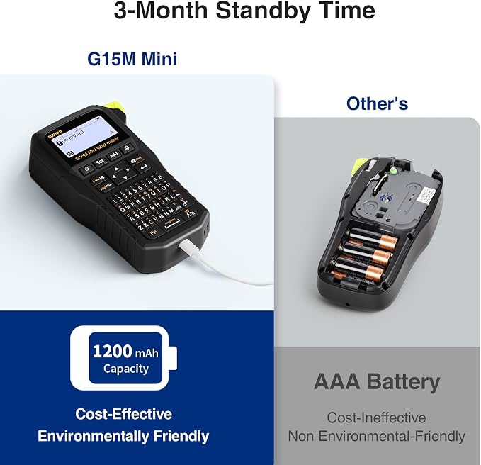 SUPVAN G15M Mini Portable Label Maker Machine