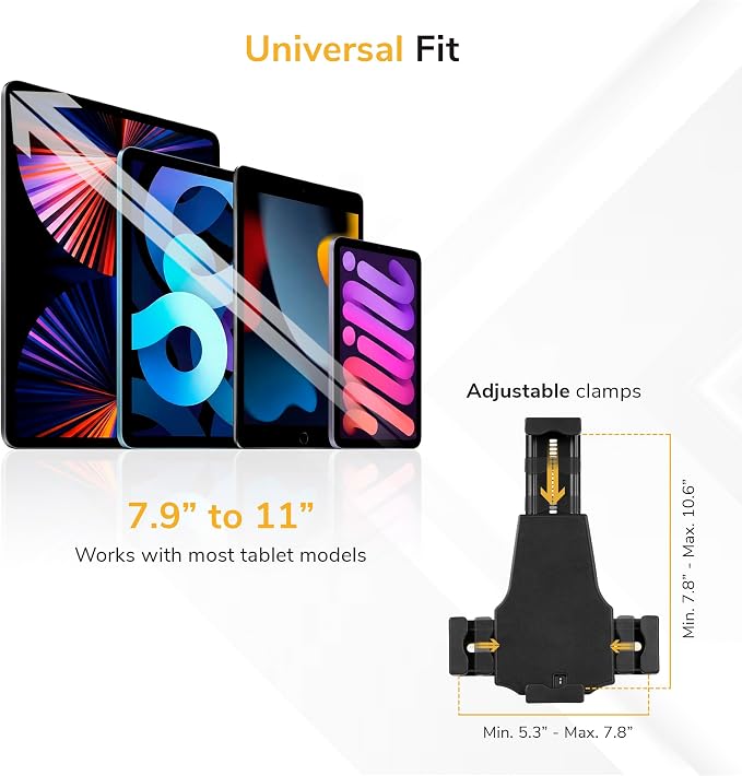 Mount-It! Anti-Theft Universal iPad & Samsung Tablet Floor Stand Kiosk