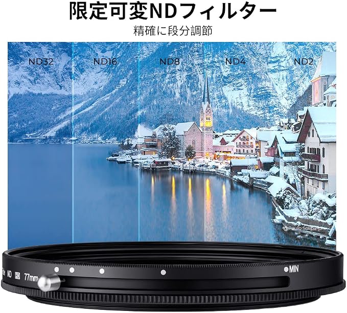 K&F CONCEPT 46mm Variable Fader ND2-ND32 ND Filter and CPL Circular Polarizing