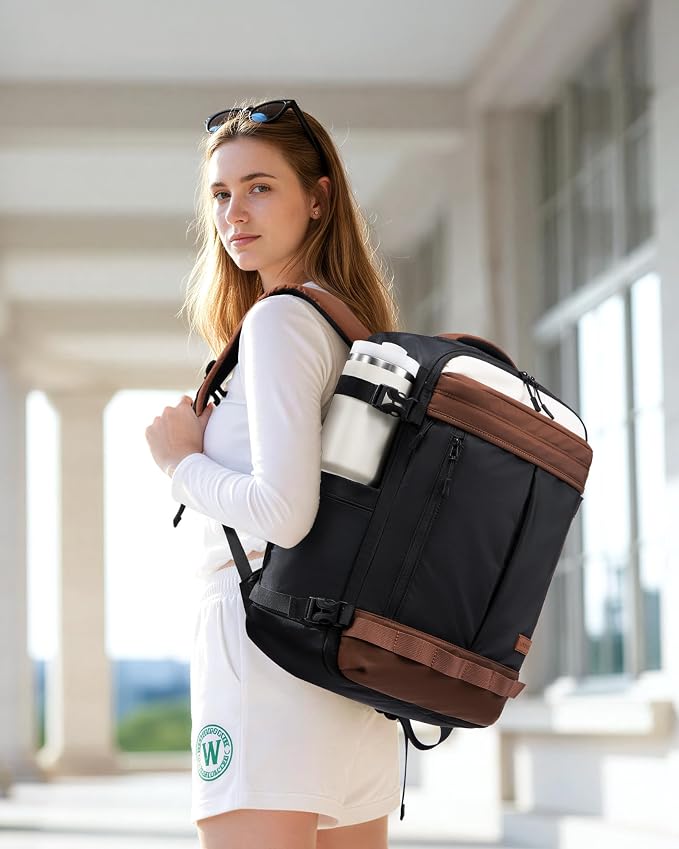 LOVEVOOK 50L Travel Backpack for Women Men, Airline Approved Carry On Luggage