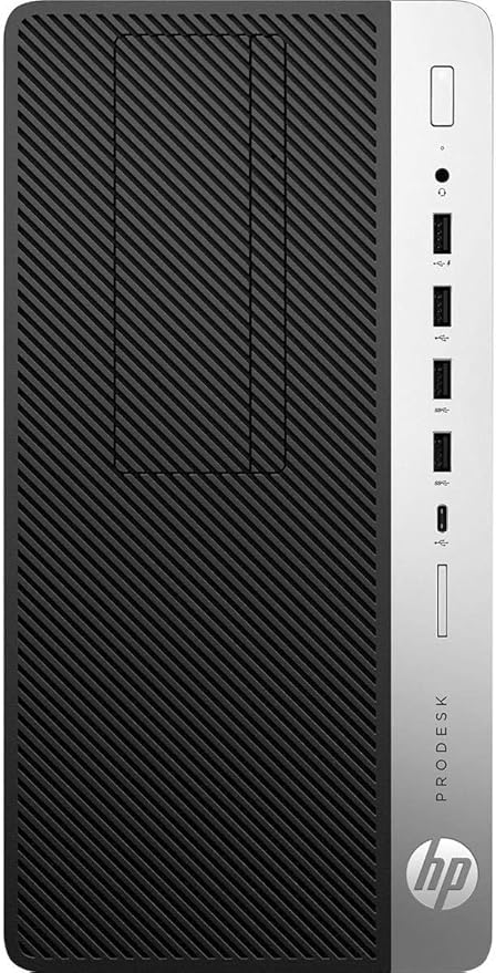 HP ProDesk 600G4 Tower Desktop Computer | Intel i7-8700 (3.4) | 8GB DDR4 RAM | 500GB SSD Solid State | Wi-Fi 5G + Bluetooth | Windows 11 Professional | Home or Office PC (Renewed)