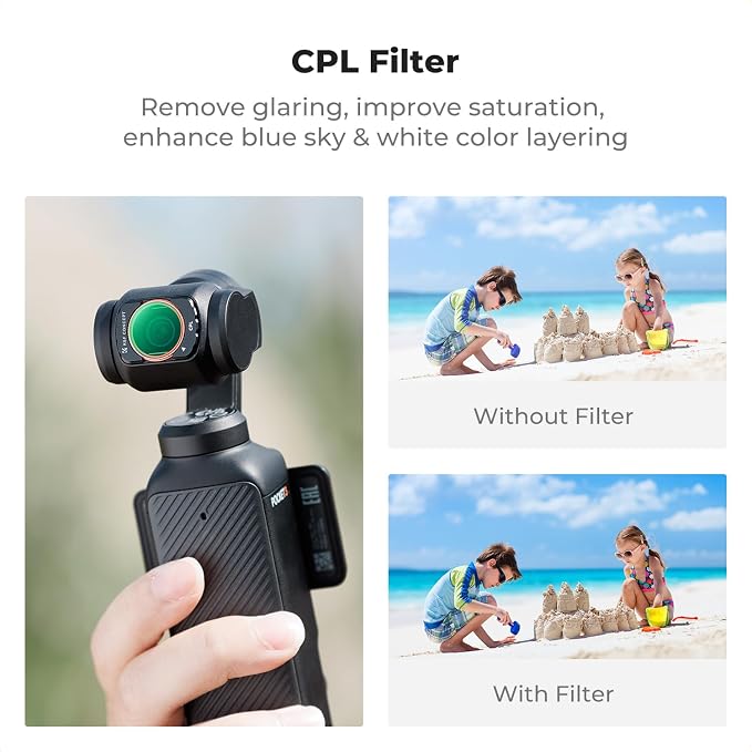 K&F CONCEPT FSD01 Magnetic Wide Angle Lens & Effect & ND & CPL Filter Set