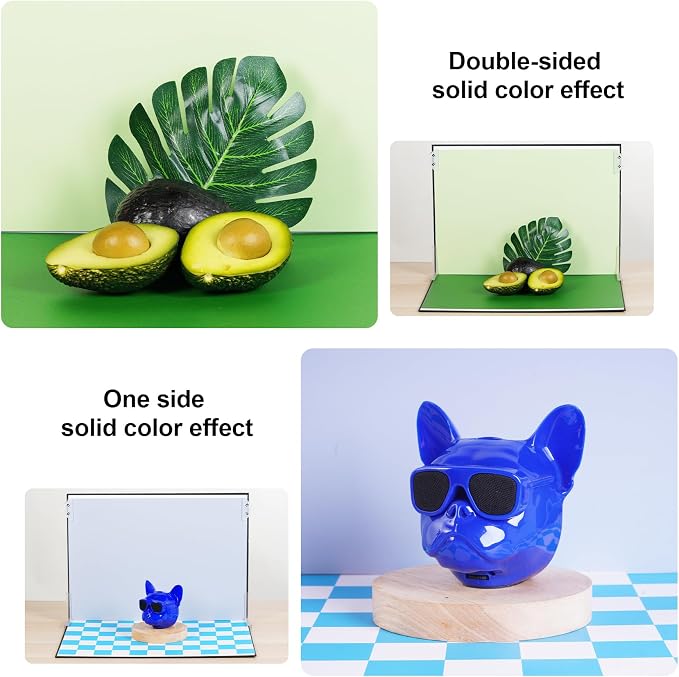 Meking 9Pcs 18Patterns Product Photography Backdrops Kit Photo Backdrop Boards