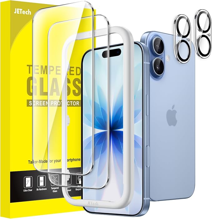 JETech Screen Protector for iPhone 17 6.3-Inch