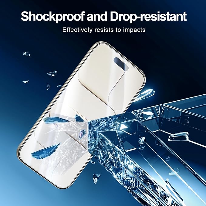NEW'C 3x Screen Protector for iPhone Air+ 3x Camera Lens Protector, Sensor