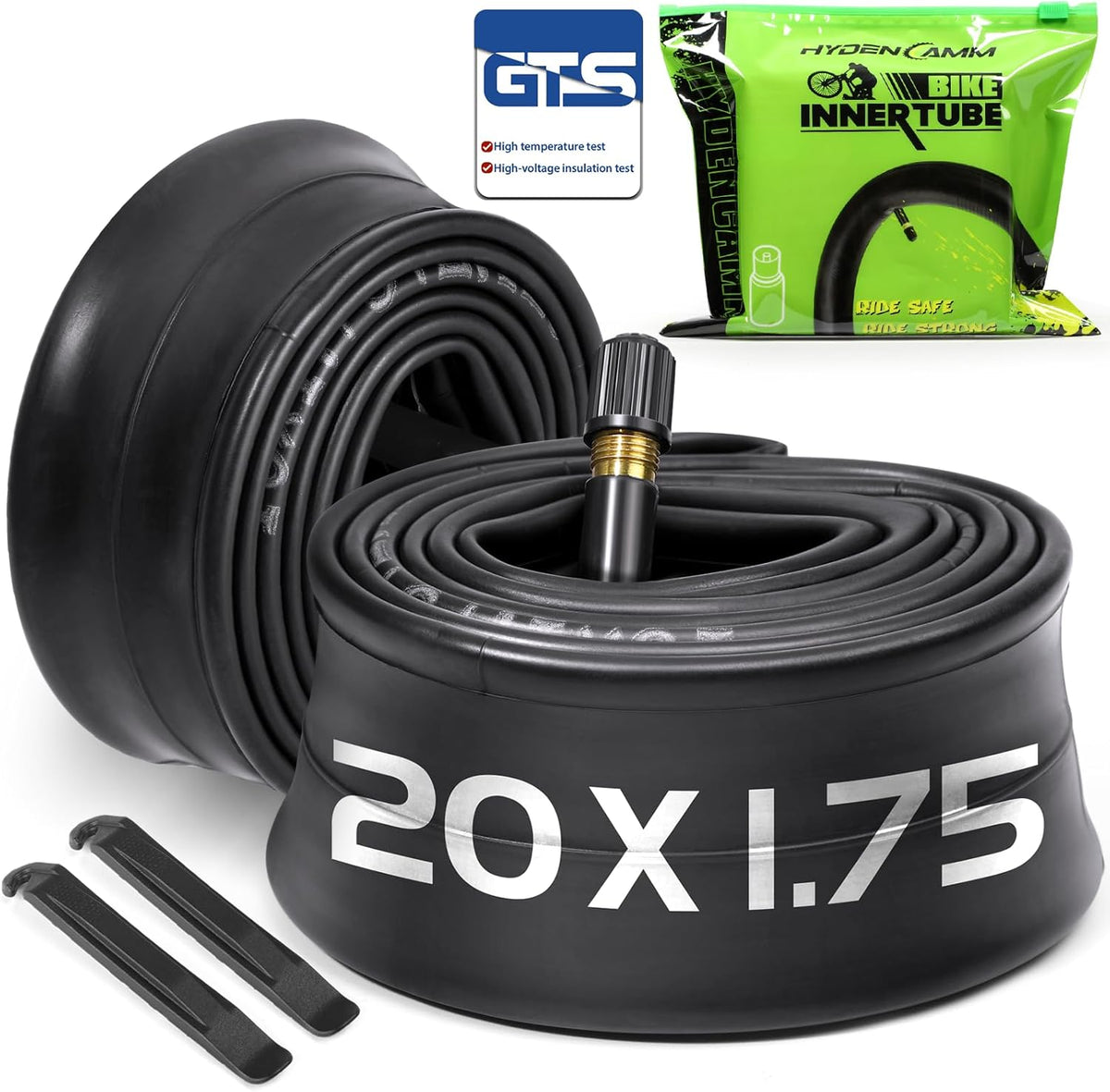 Reliable Bicycle Tube - 2 Pack with 32mm AV Schrader Valve | Fits 12" to 29" Bikes