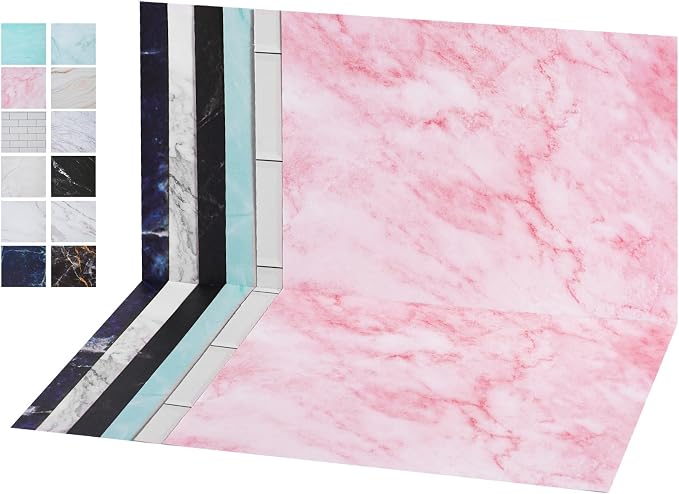12PCS 12Patterns Product Photography Backdrops, Photo Backdrop Double Sided