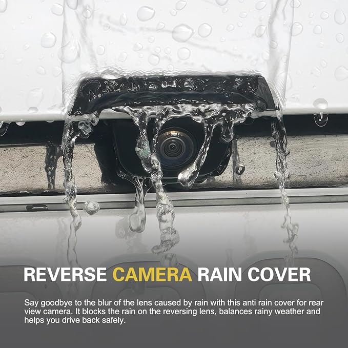 Car Rear View Camera Cover, Anti-rain Backup Camera Cover, 360 Degree Cars Rain
