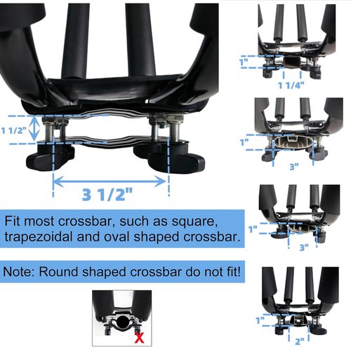 Kayak Roof Rack - Heavy Duty J-Bar Carrier for Canoes & Surf Skis | Fits SUVs, Trucks & Cars - Includes 8 Ratchet Straps