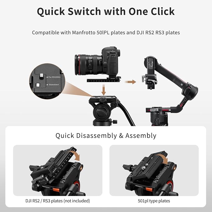 Cayer FP34 Monopod with Feet, 71 inch Aluminum Telescopic Camera Monopod with