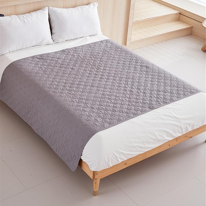 GIBZ Waterproof Dog Bed Blanket Cover Anti Slip Pet Furniture Protector Washable Large Washable Quilted Mat for Indoor, Khaki, 130x200cm