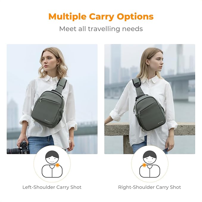 K&F CONCEPT Small Camera Bag for Photographer, Camera Sling Crossbody bag for