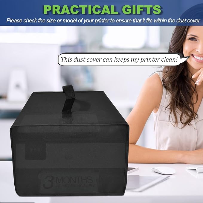 Printer Cover for HP, Waterproof Anti-Static Dustproof Thick Printer Cover