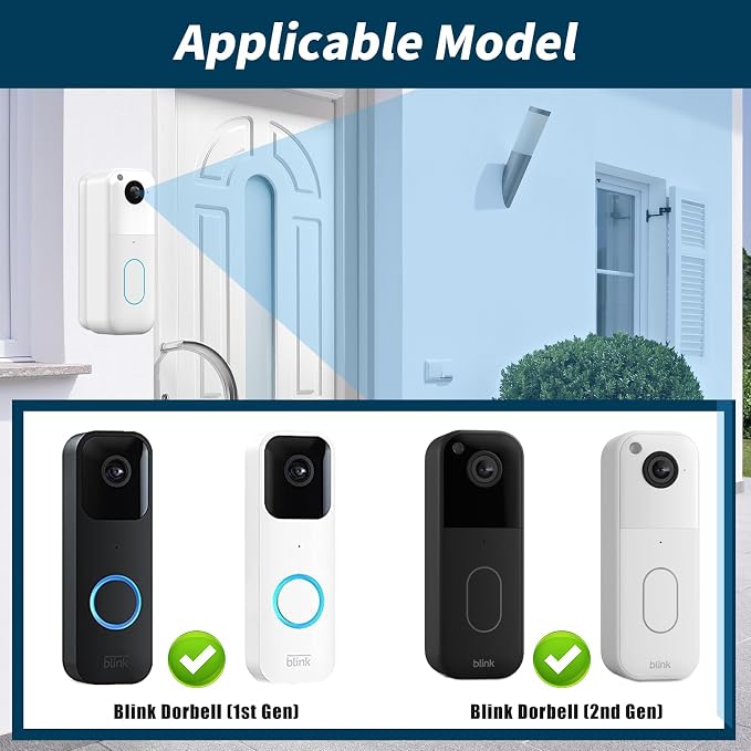 All-new Blink Doorbell Corner Mount, Adjustable Angle Mount Kit