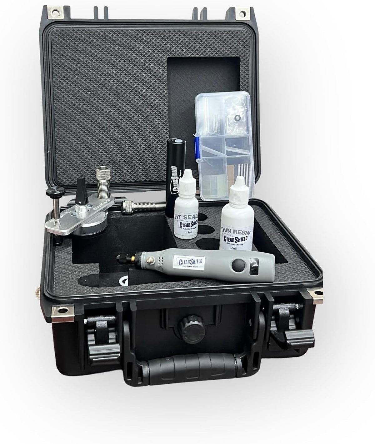 Clearshield Windshield Repair Kit - Window Rock Chip Repair Kit - Cracked Windshield Repair Kit - Auto Glass Repair Kit for 200+ Repairs