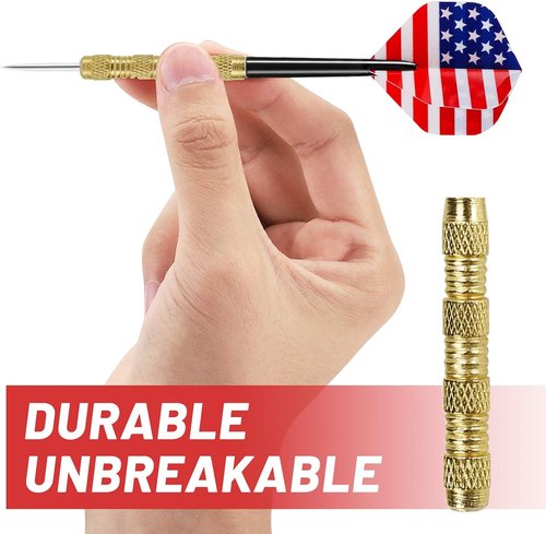 Accmor Steel Tip Darts - 18 Grams Professional Metal Darts Set for Dartboard | Precision Performance