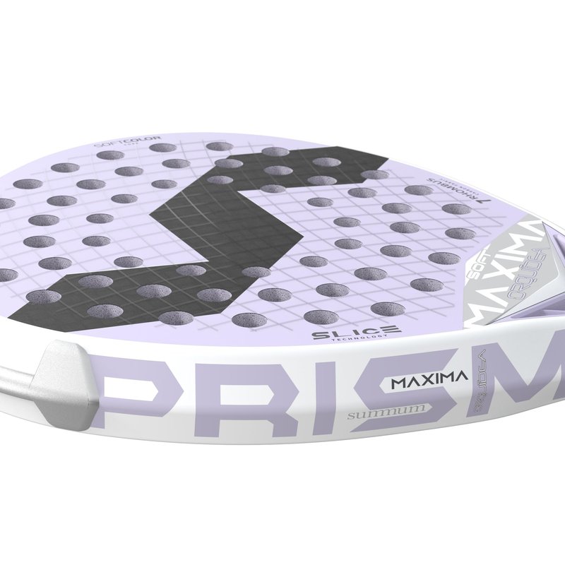 Varlion Padel Racket Maxima Summum Prisma Soft Orquídea, Professional Paddle Racket for Enhanced Power & Control, Aerodynamic Prisma Frame, Soft EVA Core, Elegant Design