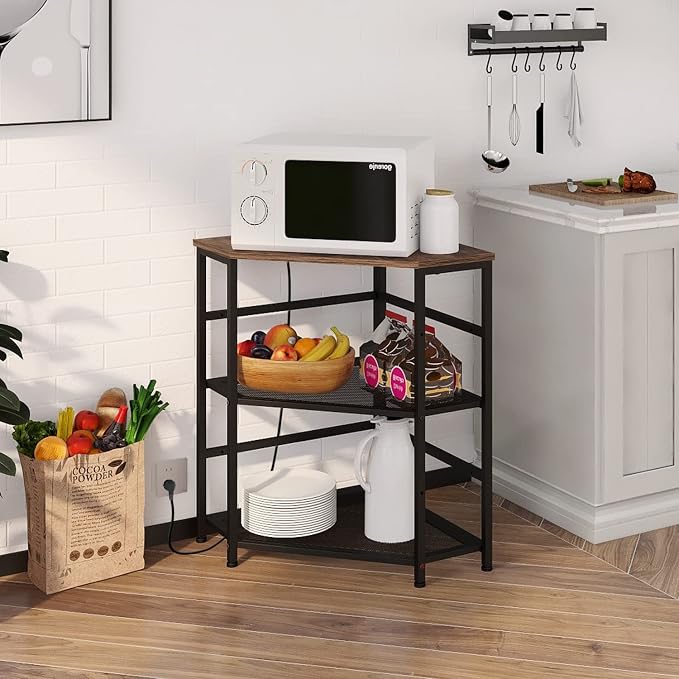VEDECASA Corner Printer Stand Table
