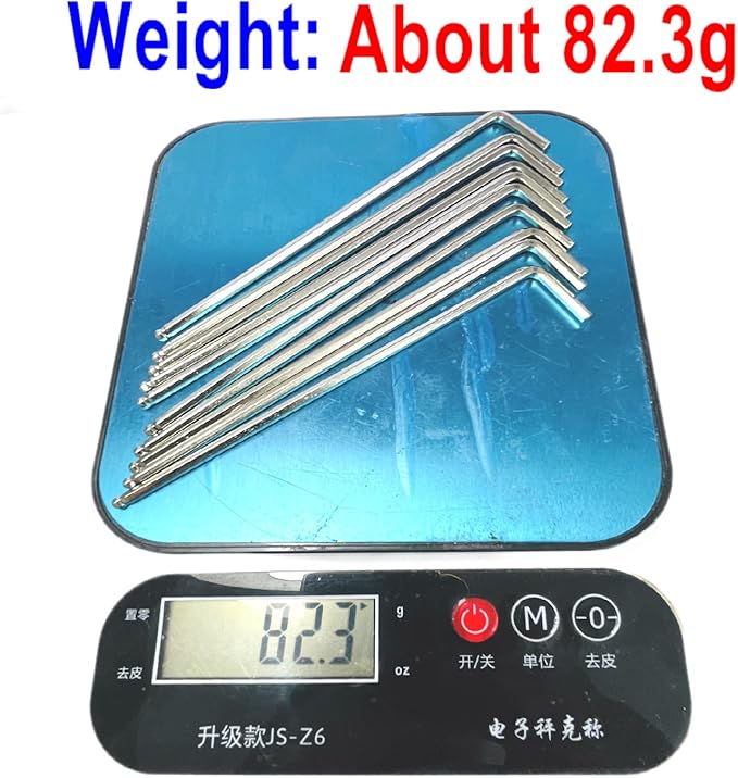 10pcs 3mm Ball End Allen Wrench sets,3mm Hex Key Wrench set,3mm ball end Hex Driver allen key Door Key L Shaped hex wrench set with Long Arm 120mm lengh.3mm ball end hex wrench
