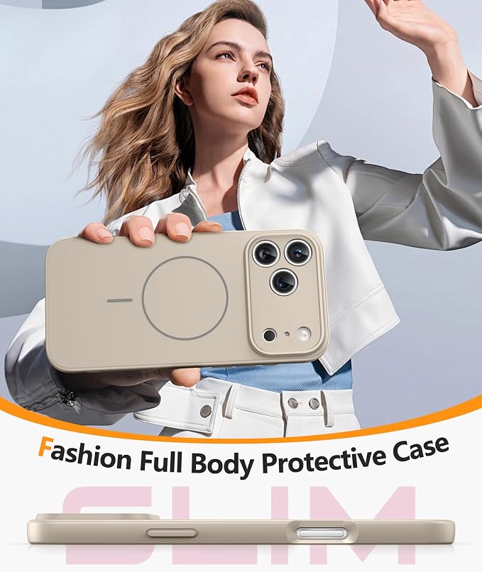 FNTCASE for iPhone 17 Pro Case: Integrated Silicone Phone Cases