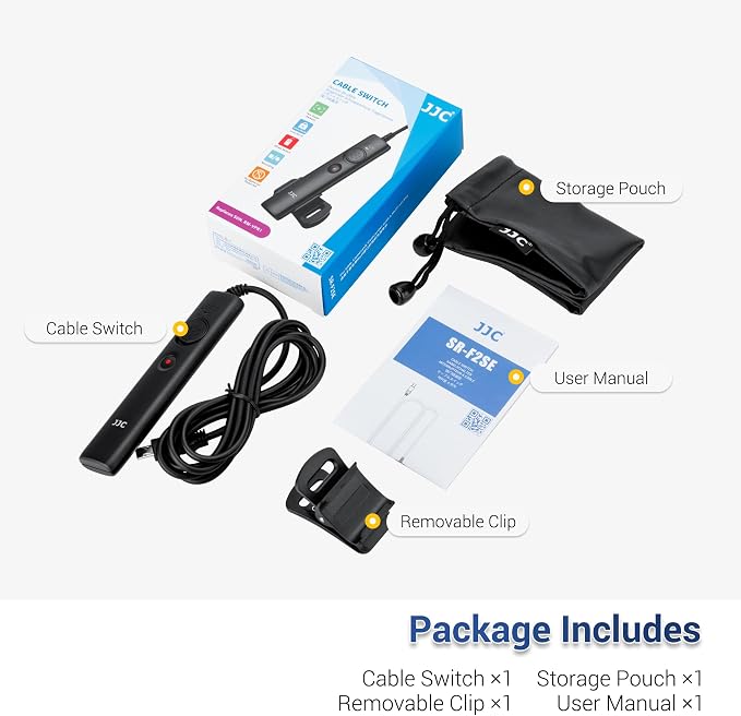 JJC 4.92ft Long Wired Remote Control Shutter Release
