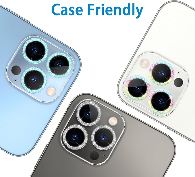 3 Pack Dengduoduo Tempered Glass Camera Lens Protector