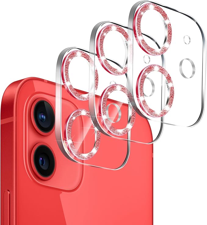 Dengduoduo 3 Pack Tempered Glass Camera Lens Protector