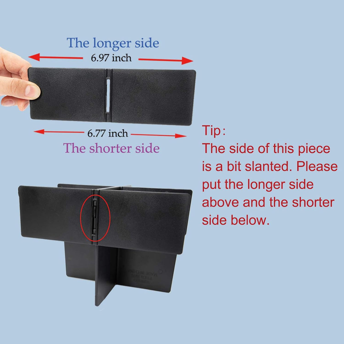 JDMCAR Center Console Organizer Divider for 2010-2024 Toyota 4Runner