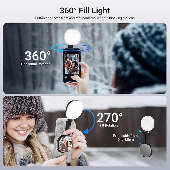 NEEWER Basics Magnetic Selfie Light Compatible