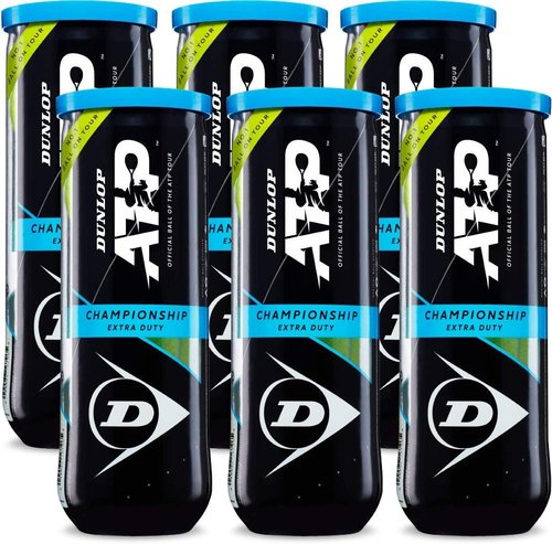 Dunlop Sports ATP Championship Tennis Balls - Premium Performance | Ideal for All Court Surfaces