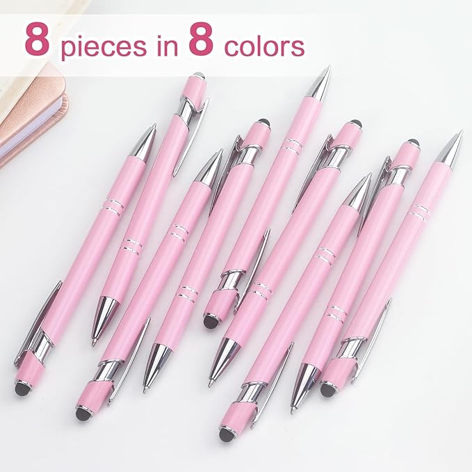 Ballpoint Pen 2-in-1 Stylus Retractable Ballpoint Pen