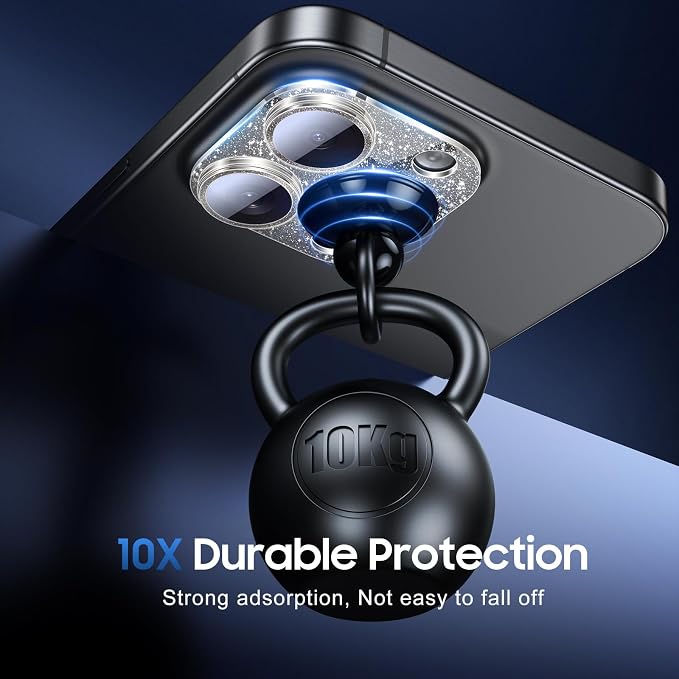 UniqueMe for 3 Pack iPhone 15 Pro/iPhone 15 Pro Max Camera Lens Protector