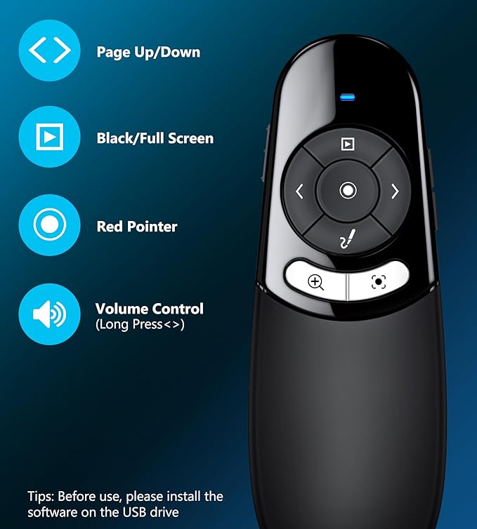 Presentation Clicker for TV LED LCD Screen Digital Presentation Clicker w