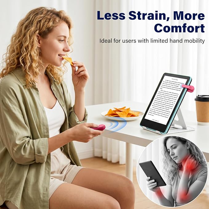 DATAFY Page Turner for Kindle Paperwhite Oasis Kobo eReaders, Camera Camcorder