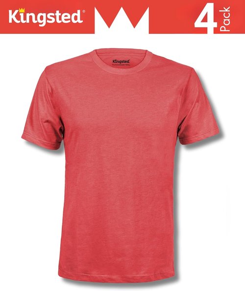 Kingsted Men's T-Shirts - Super Soft Premium Fabric - Comfortable Classic Fit - Pack of 3