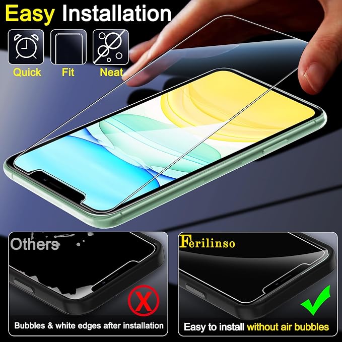 Ferilinso 3 Pack Screen Protector