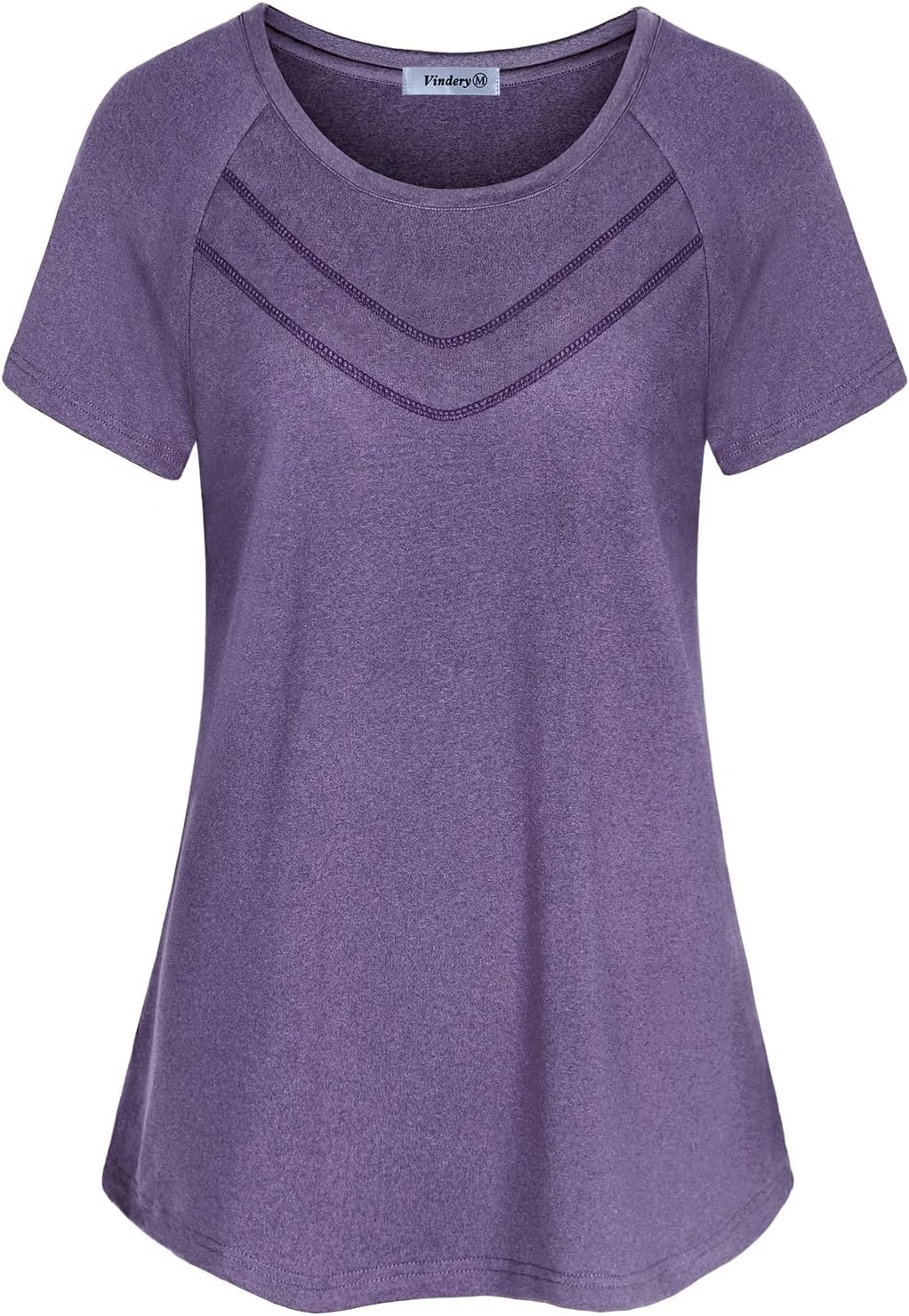 Vldnery Women's Quick-Dry Yoga Workout Shirts - Loose Fit Athletic Tops for Gym | 2025 Collection