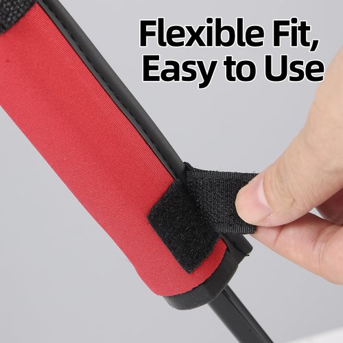 MistyBrew Golf Weighted Swing Trainer – 110g Clip-On Warm-Up Weight for Adult Golfers, Scratch-Free Rubber Grip for Driver/Iron Practice, Lightweight Training Aid with No Tools Needed, Red