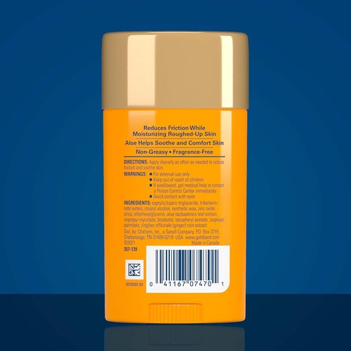 Gold Bond Friction Defense Stick - Anti-Chafing Relief with Aloe - 1.75 oz, 3 Pack for Soothing Comfort