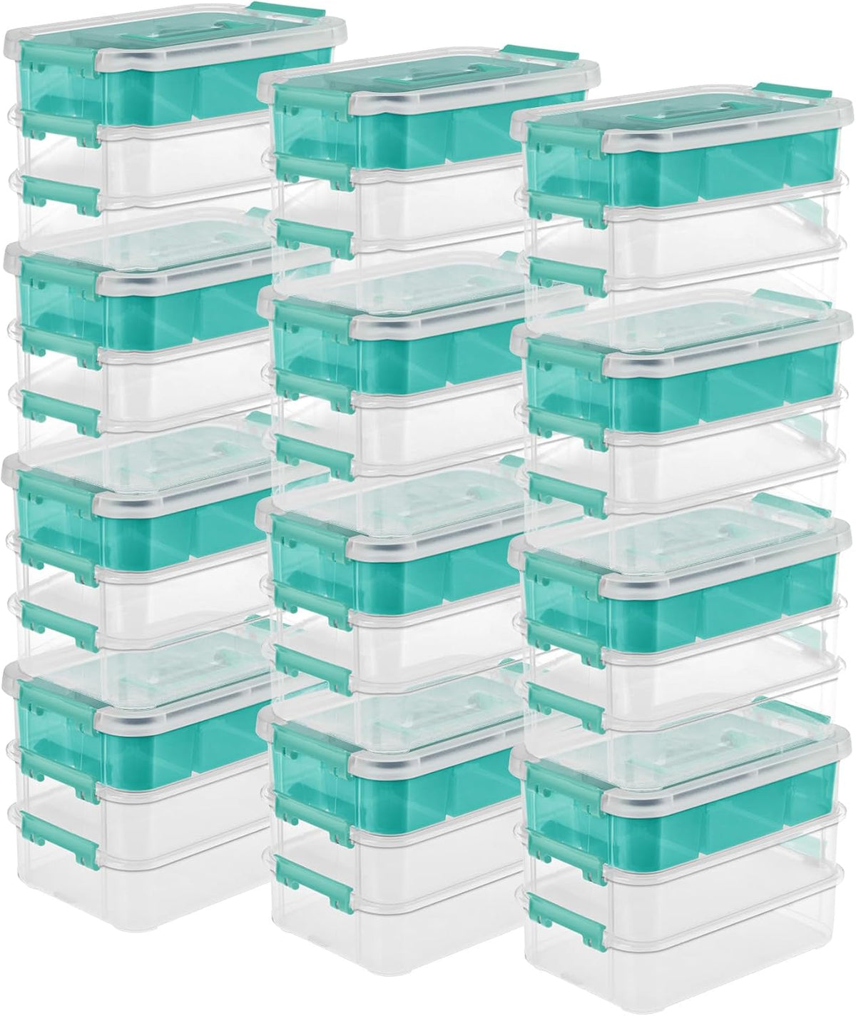 Sterilite 14138606 Layer Stack & Carry Box, 10-5/8-Inch