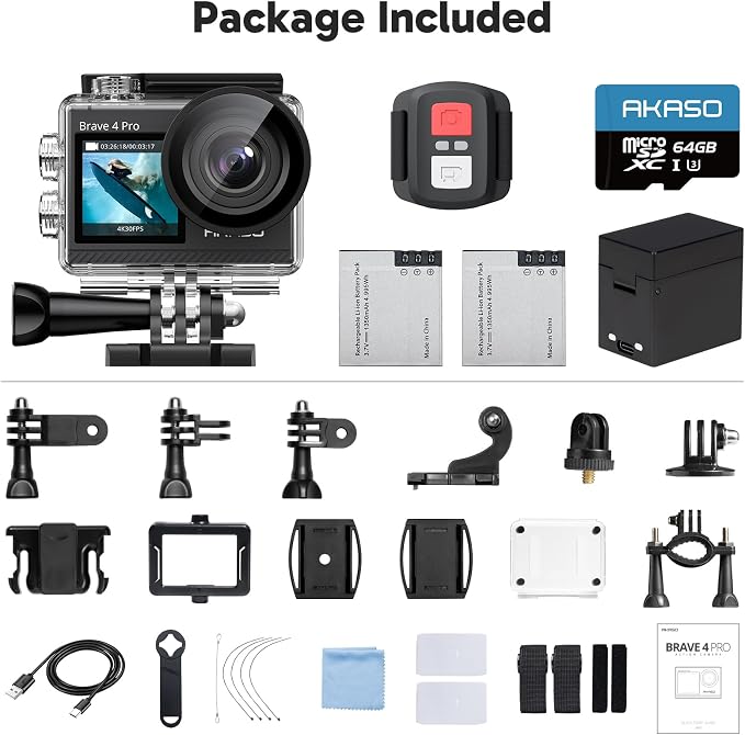 AKASO Brave 4 Pro 4K30 Action Camera