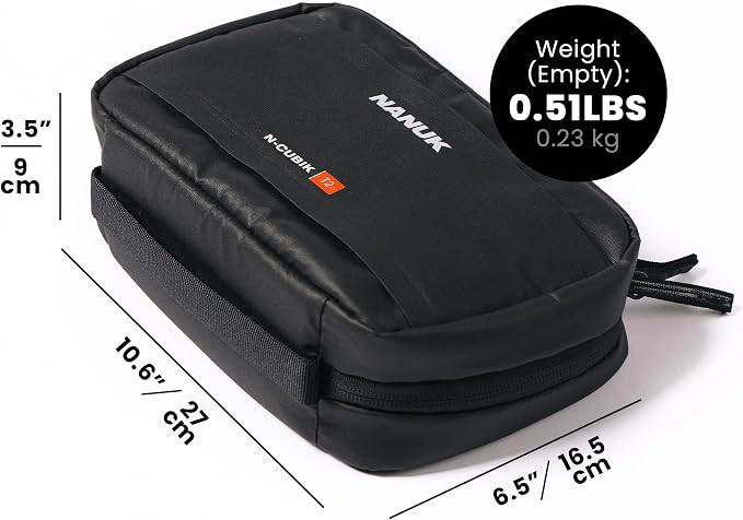 NANUK N-Cubik T2 Camera Bag Insert – Water-Resistant Pouch – Shockproof