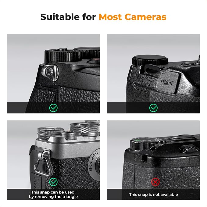 K&F CONCEPT Camera Neck Strap, 100cm Nylon Rope Camera Shoulder Strap