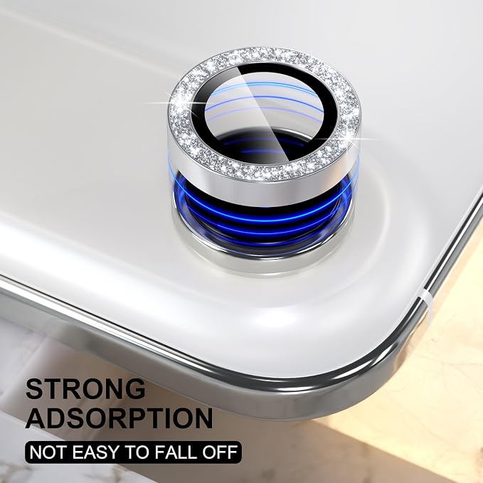 Choiche Compatible for iPhone 17 Air Camera Lens Protector Bling, 9H Tempered