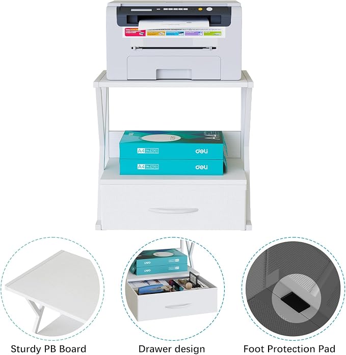 aboxoo Printer Stand for Desk