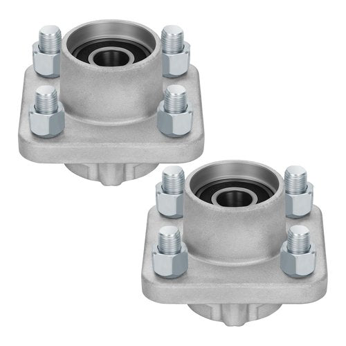 JAVIK 2 Pcs Front Wheel Hub Assembly with Bearings Compatible with Club Car DS & Precedent & Electric Golf Carts 2003-up OEM# 102357701 1023577-01 102353201